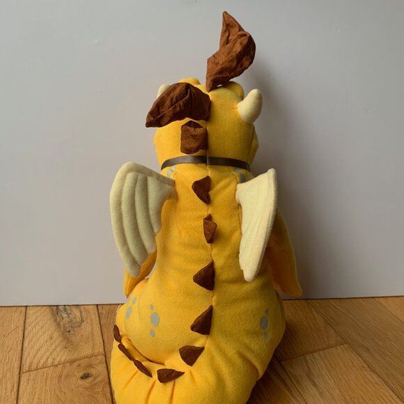 RARE 2000 Quetzal Dragon Tales Plush Hasbro Playskool Yellow Dragon - Picture 3 of 7